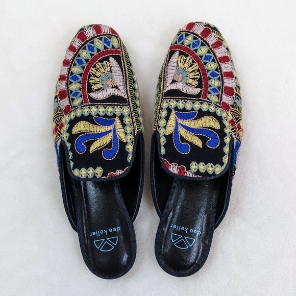 Dee Keller Embroidered Mules - Picture 6 of 10